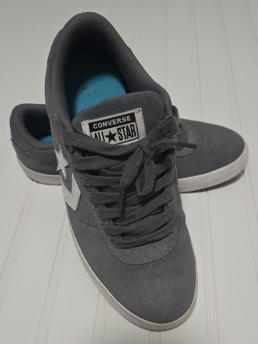 Converse Gray Suede One Star Sneakers  with White Star / Size 9